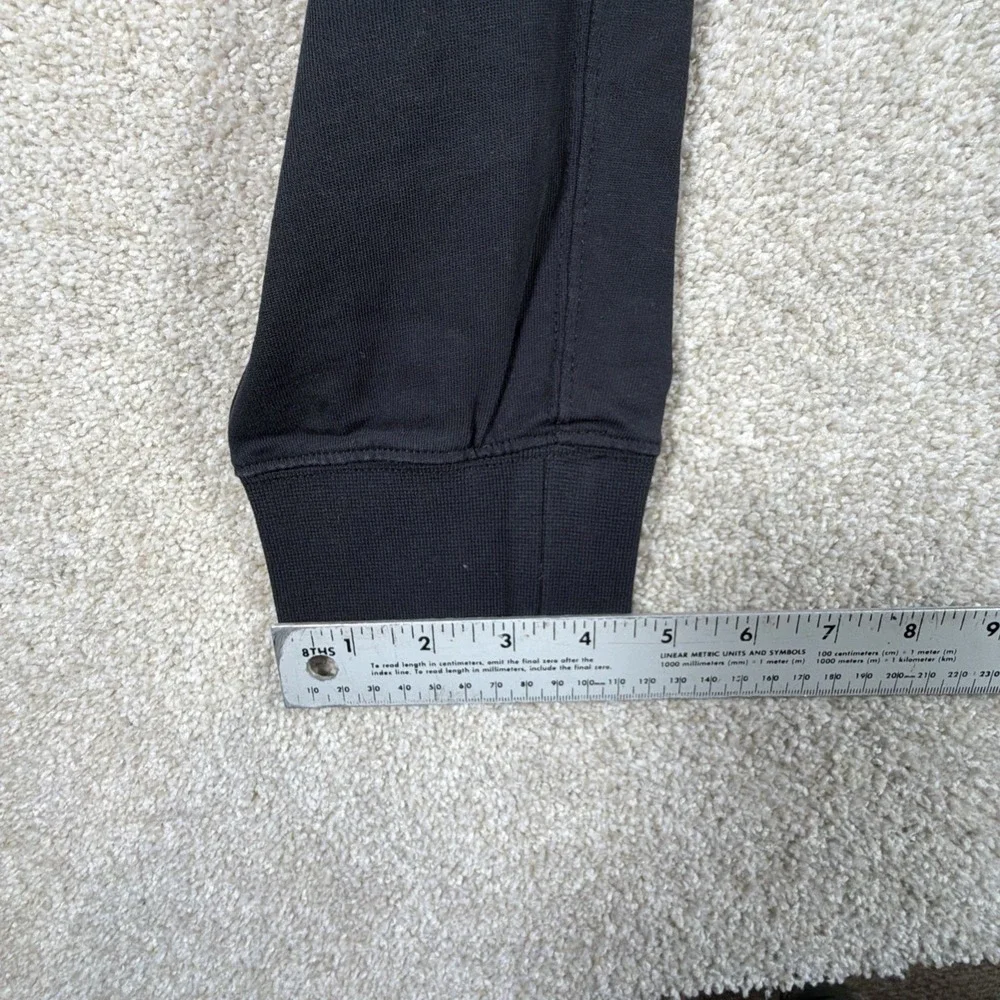 Nike Mens Jogger Sweatpants Medium Black Cotton Swoosh‎ Activewear Gym READ